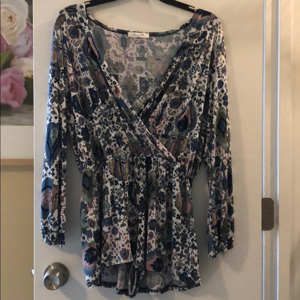 Boutique long sleeve romper